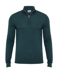 Oxford - Merino Zip-Neck Wool Pullover