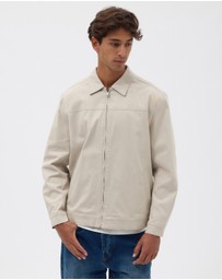 AERE - Recycled Cotton Twill Trucker Jacket