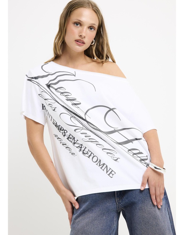 Neon Hart - Sakura One Shoulder Top
