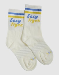 Skwosh - Easy Tiger Kids Socks in Multi Stripe
