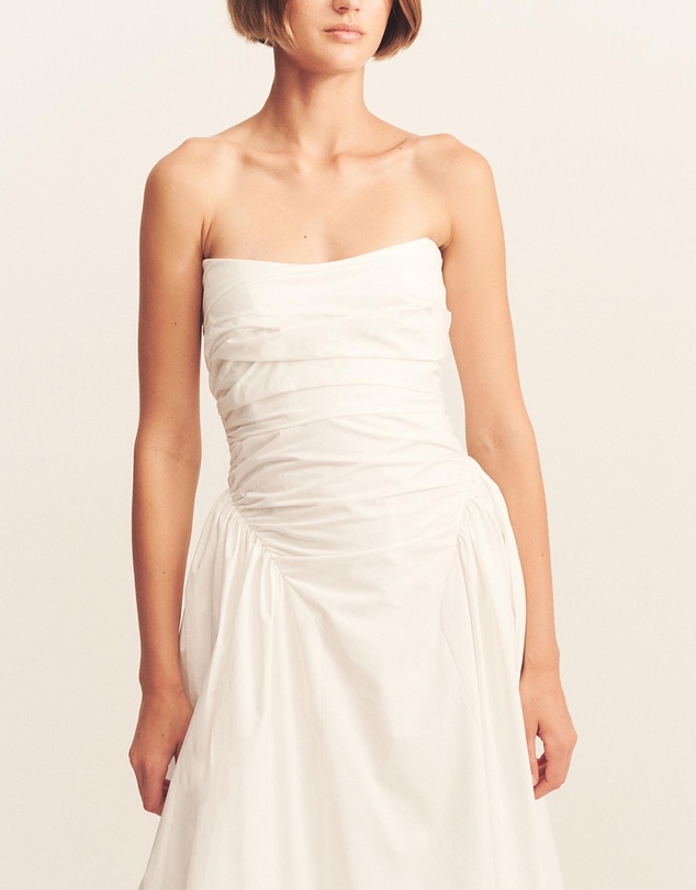 Shona Joy - Morton Strapless Panelled Maxi Dress