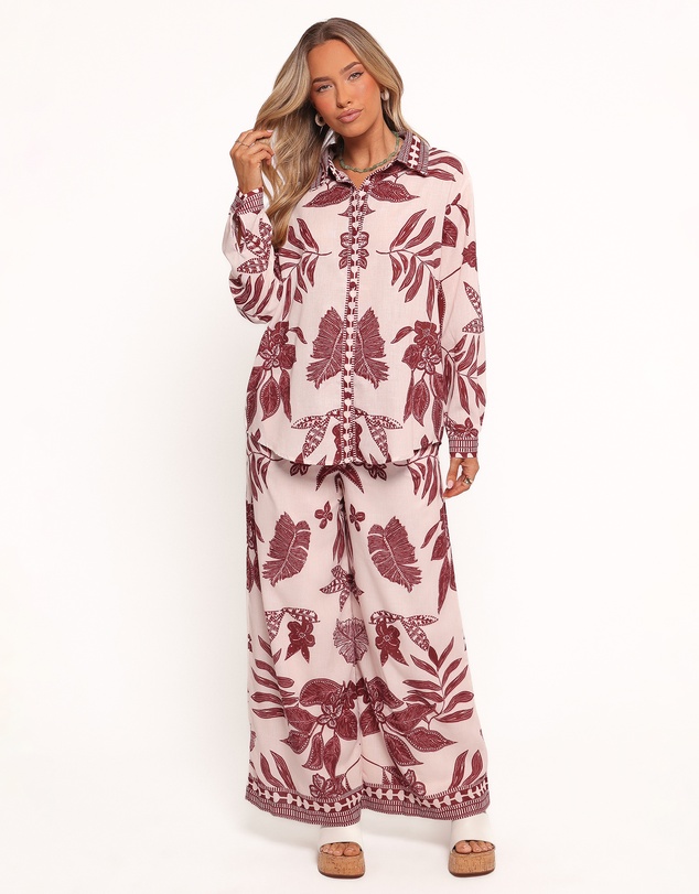 Petal & Pup - Karva Top - Leaf Print