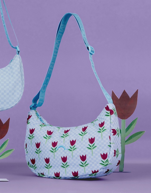 The Somewhere Co - Buy Myself Flowers Medium Crescent Bag
