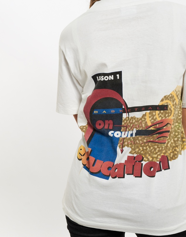 Vintage by The Real Deal - Pre Loved - 90s Fila 'Elevation In Education' Tee