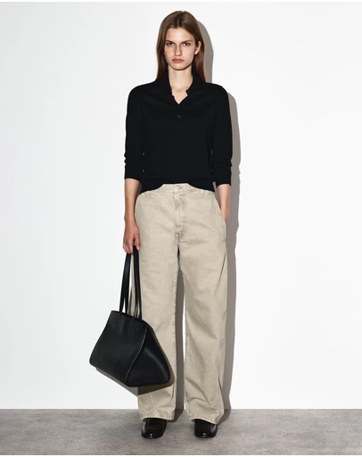 COS - Denim Barrel-Leg Trousers