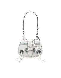 Pre-Loved by Azura Reborn - Pre-Loved City Calf Studded Folk Corsiere Satchel