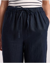 David Lawrence - Prue Tapered Linen Pants