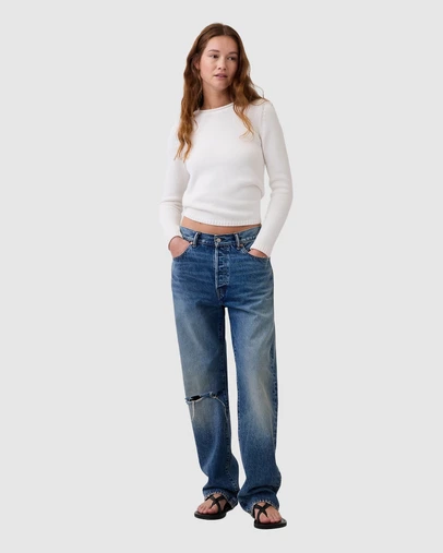 GAP - Cotton Jersey Rollneck Pullover
