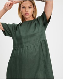 White By FTL - Zavi Linen Dress