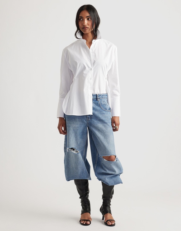 Decjuba - Kristy Side Button Shirt