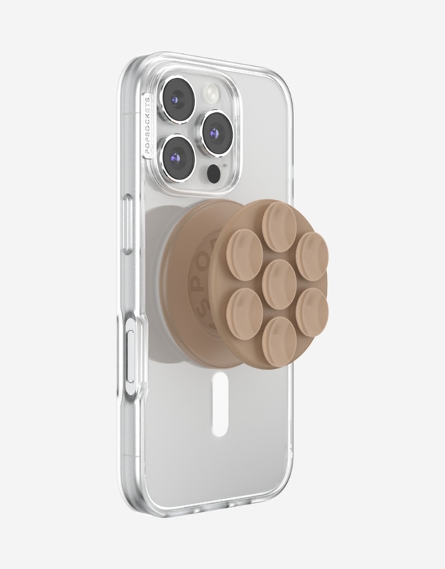 PopSockets - PopGrip SuckUp Suction MagSafe 3in1 Phone Grip Holder Stand
