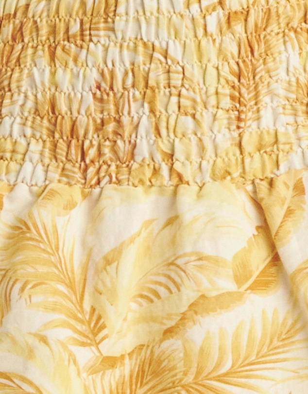 Zerafima - Saffron Leaf Tiered Skirt