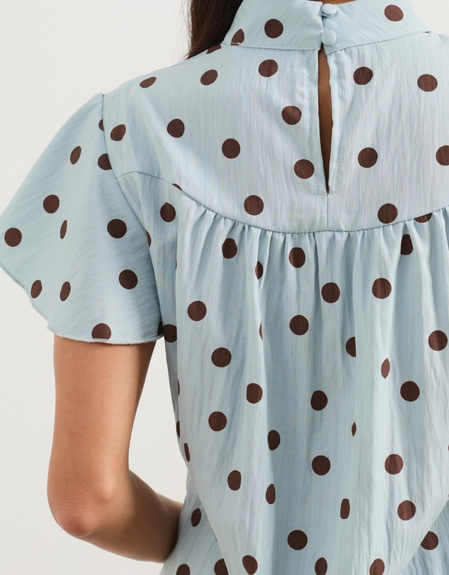 Atmos&Here - Fia Flutter Sleeve Blouse
