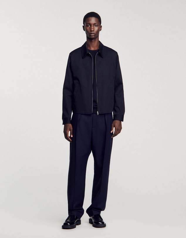Sandro - Cotton Jacket Woven Jacket