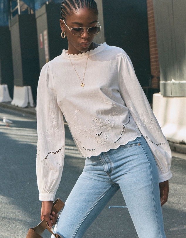Rolla's - Stephanie Blouse Embroidered