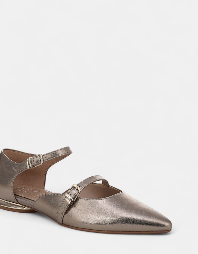Naturalizer - Harmony Mary-Jane Flat - Pewter
