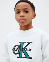 Calvin Klein Jeans - Boys Monologo Terry Sweatshirt