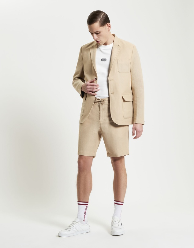 Ben Sherman - Linen Cotton Drawcord Short