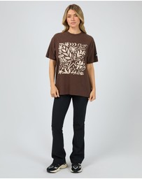 All About Eve - Centered Relaxed Tee Brown