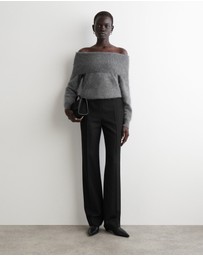 COS - Off-The-Shoulder Merino Wool Jumper