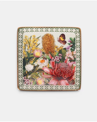 La La Land - Square Trinket Tray Botanical Blooms