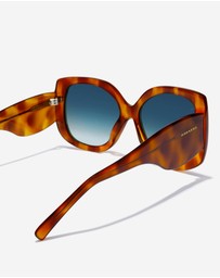 Hawkers Co - Hawkers - Fervor - sand havana blue Sunglasses for Men and Women UV400