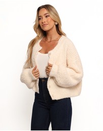 Petal & Pup - Albertine Cardigan - White