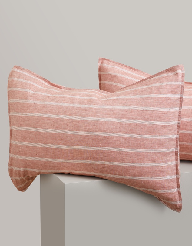 Sheet Society - Eve Linen Stripe Full Sheet Set