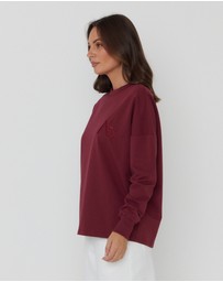 ALEXANDRA - Vire Jumper Red Wine