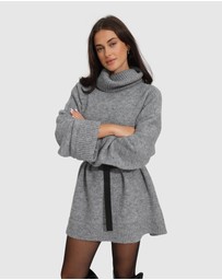 Belle & Bloom - Cuddle Me Oversized Tunic Sweater