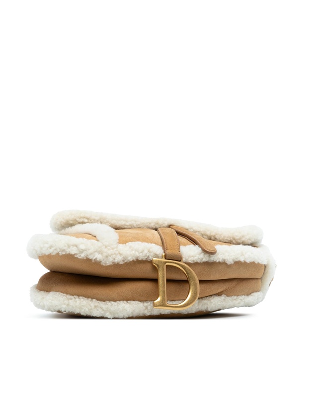 Pre-Loved by Azura Reborn - Pre-Loved Shearling Suede Saddle Bag