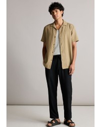 NEXT - Textured Waffle Short Sleeve Shirt
