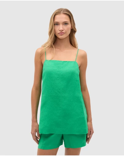 Seed Heritage - Linen Longline Cami