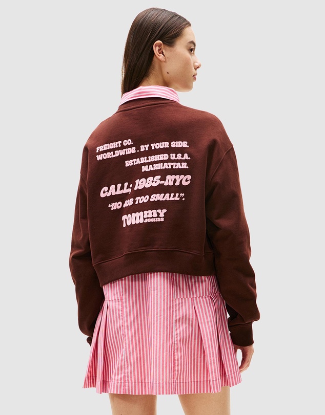 Tommy Jeans - Relax Crop TJ Bubble Crew Sweat