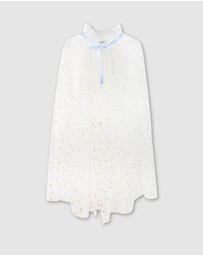 Pink Poppy - Disney Frozen Gold Snow Flakes Cape
