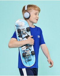 Kreafunk - Kreafunk Kids Buzz Bluetooth Headphones W/ Anc - Cloudy Blue