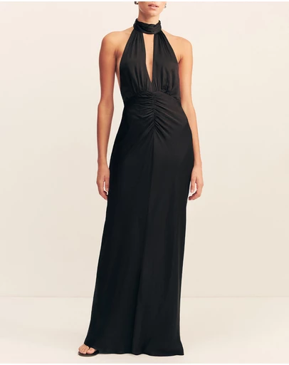 Shona Joy - Agnes Halter Neck Maxi Dress