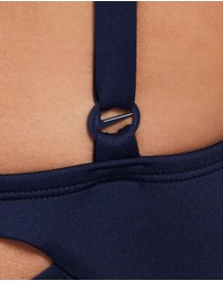 Nike - V-Neck One-Piece Swimsuit