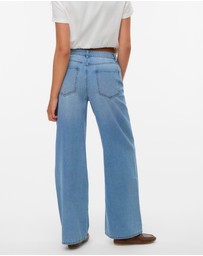 Vero Moda - Remy Mid Rise Wide Jeans