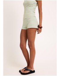Subtitled - Capri Striped Shorts