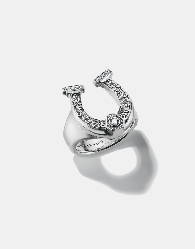 THOMAS SABO - THOMAS SABO Silver Horseshoe Ring
