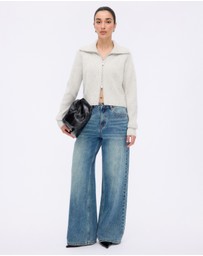 Minima Esenciales - Niles Merino Wool Zip Cardigan