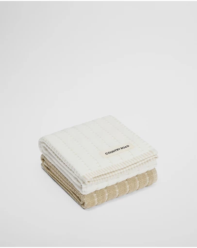 Country Road - Mira Australian Cotton Tea Towel Pack Of 2