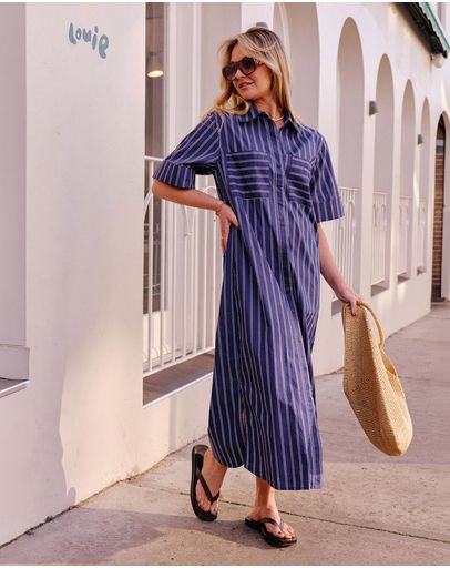 PRUSSIAN BLUE STRIPE