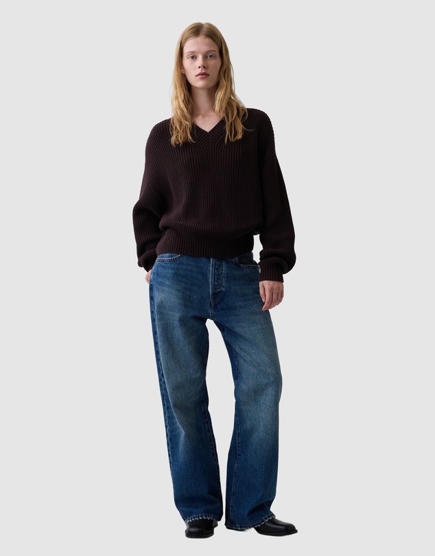 GAP - Cotton Shaker V Neck PO