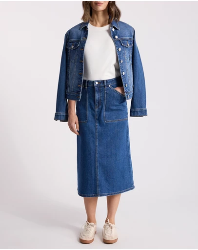 David Lawrence - Marion Denim Skirt