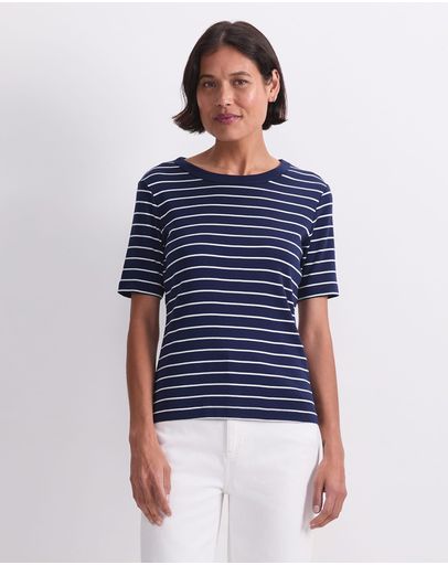 navy/white