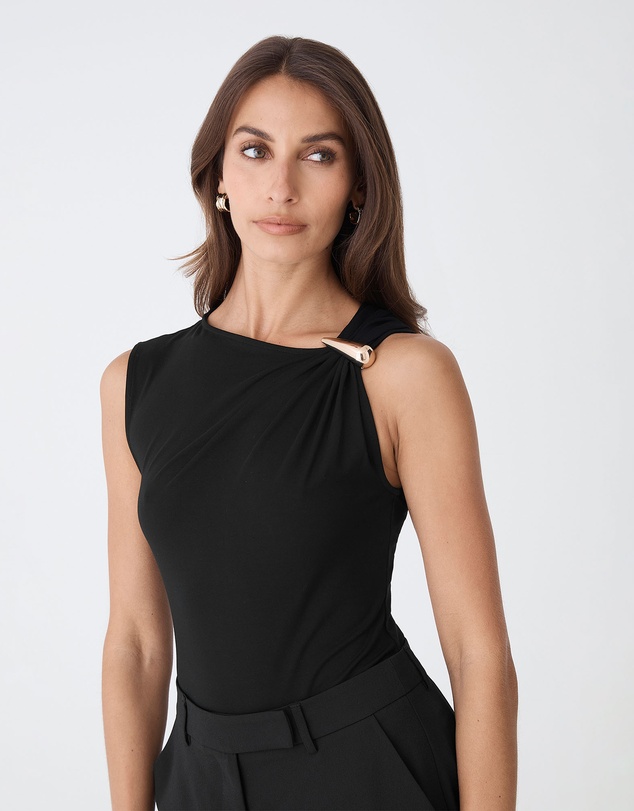 Forcast - Kirsty Bamboo Ruched Top