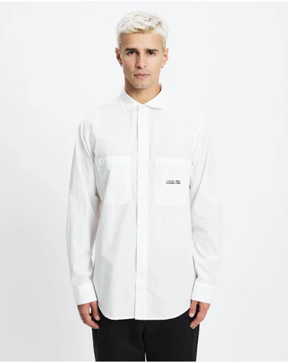 Armani Exchange - Double Pocket Logo LS Shirt