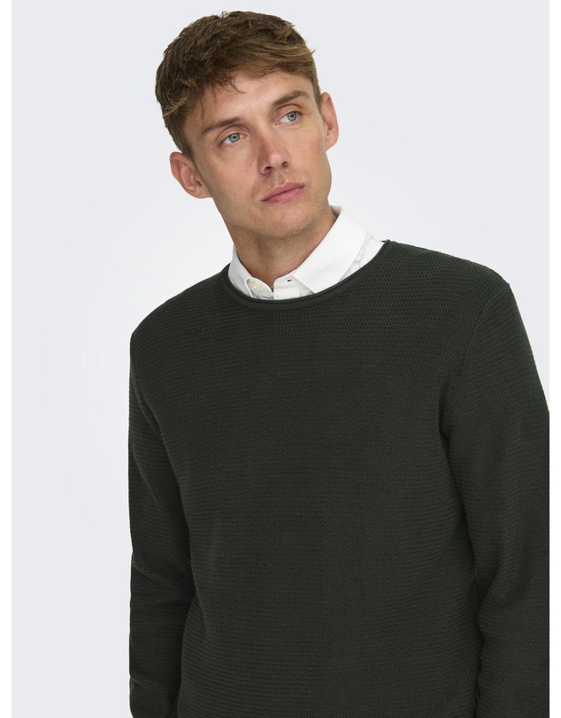 Only & Sons - Eric Structured Knit Pullover